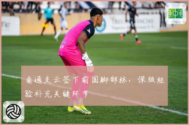 南通支云签下前国脚郜林，保级经验补充关键环节
